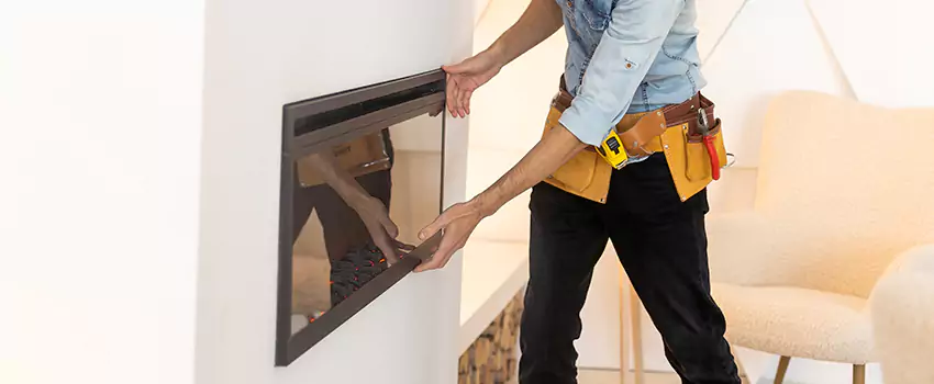 Metal Fireplace Installation in Mount Pleasant, Wisconsin