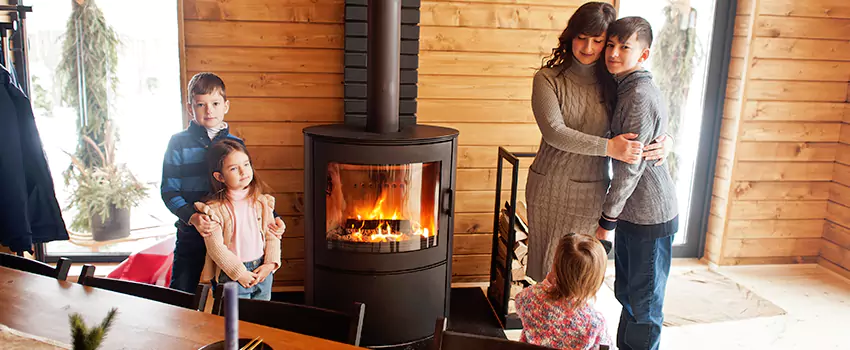 Morso Cast Iron Fireplace Insert Installation in Mount Pleasant, Wisconsin