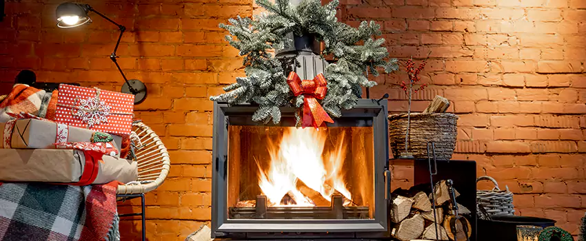 Travis Industries Linear Gas Fireplace Installation in Mount Pleasant, Wisconsin