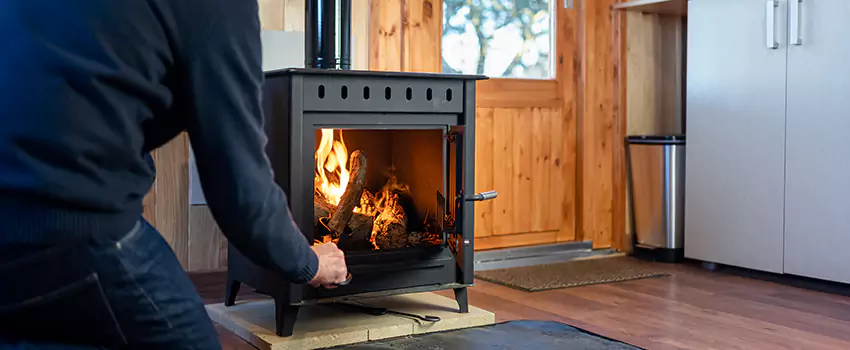 Open Hearth Wood Fireplace Installation in Mount Pleasant, WI