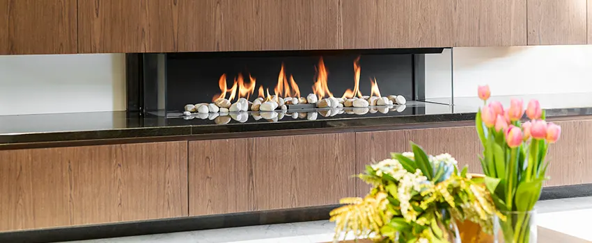 Double-height Fireplace Design Refurbishment in Mount Pleasant, Wisconsin